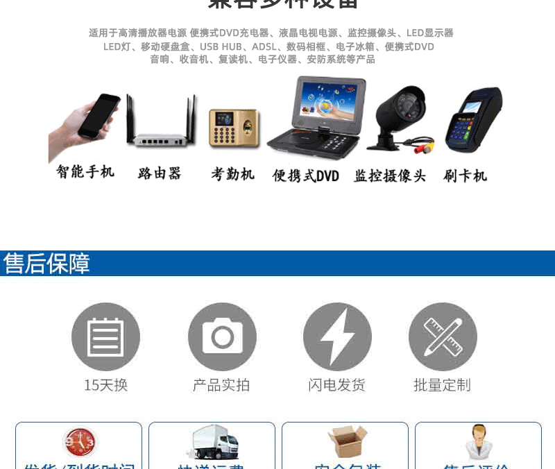 Customized 220V to 12V5A power supply car cigarette butt, vacuum cleaner, car wash machine aroma conversion adapter pic 14