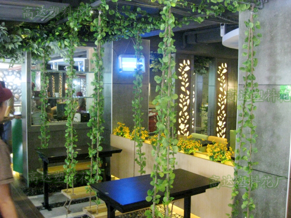 Artificial grape leaf, vine, plastic artificial leaf decoration, densification, small leaf sweet potato leaf climbing, tiger leaf drying, vine, artificial flower, artificial lawn, artificial tree, artificial vine, artificial flower, artificial green pic 10