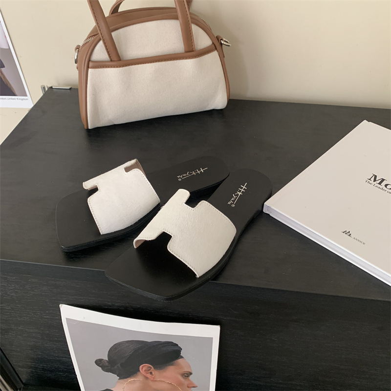 女士凉拖鞋外穿2024年夏季新款时尚百搭复古舒适平底防滑一字拖潮详情30