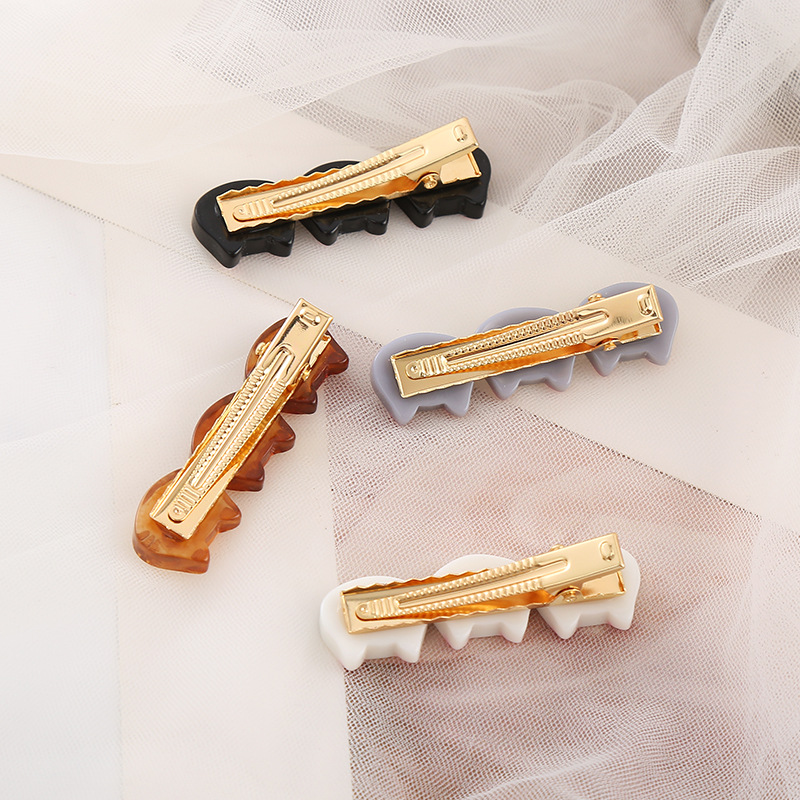 New cute cartoon cat hair clips, acetic acid invisible ducktail clips, hair clip clips, bangs clips and broken hair headwear pic 7