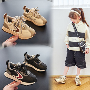 儿童AJ童鞋2022年秋冬款女童加绒高帮运动鞋二棉男童休闲板鞋潮牌详情3