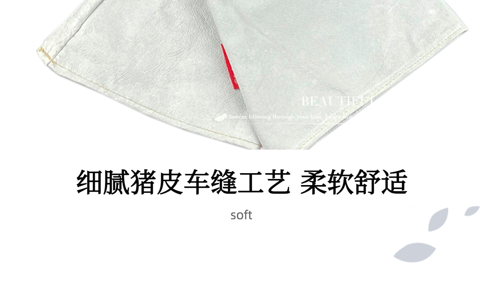 本色猪皮柔软电焊手套 猪二层劳保手套耐高温烧烤BBQ工具花园园艺详情2