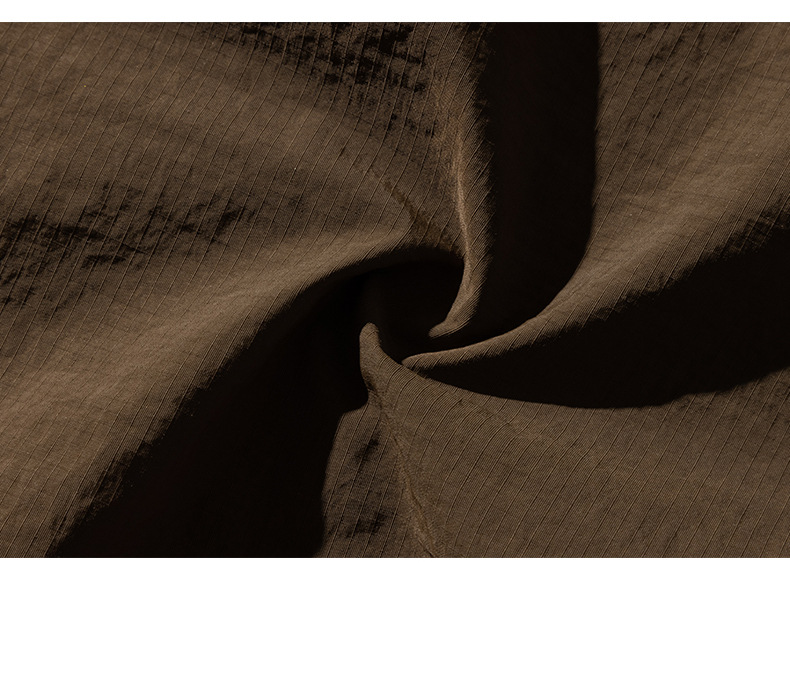 美式工装短袖t恤男士夏季大码潮牌立领拉链体恤半袖男详情23