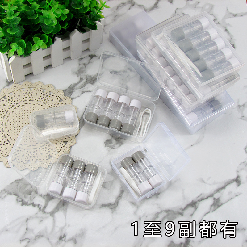 1 to 9 pairs of contact lens cases, hard RGP color contact lens cases, cylindrical lens cases and ok lens cases are in stable supply and exclusively for foreign trade pic 2