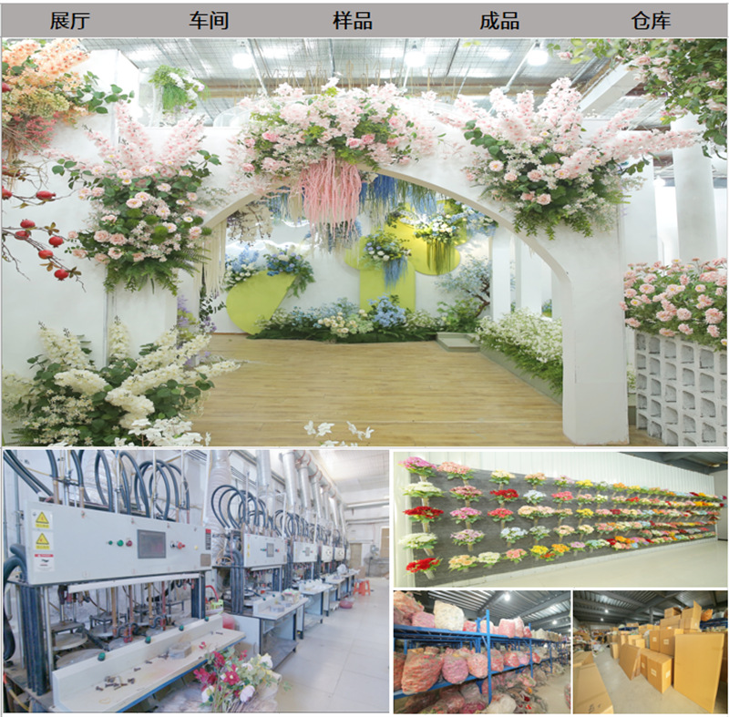 蝴蝶兰仿真花假花婚庆家居庆典装扮户外酒店装饰拍照摄影道具详情2