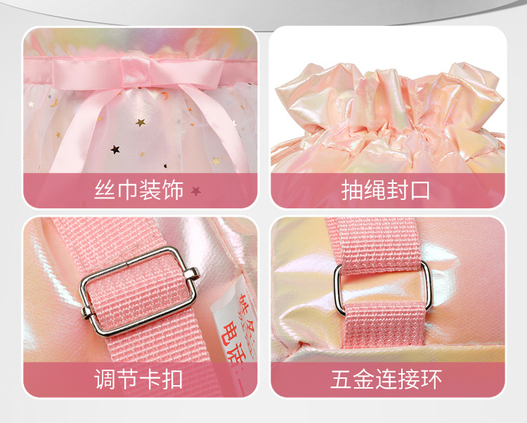 新款舞蹈包儿童双肩跳舞背包运动包休闲包女童可爱芭蕾舞书包印字详情7