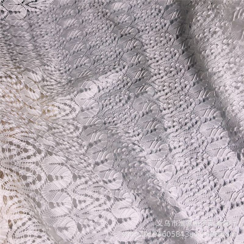 Factory direct sales of dragon flower lace fabric, W-patterned and curved-patterned fabric, dress and lace, knitted home textiles pic 6