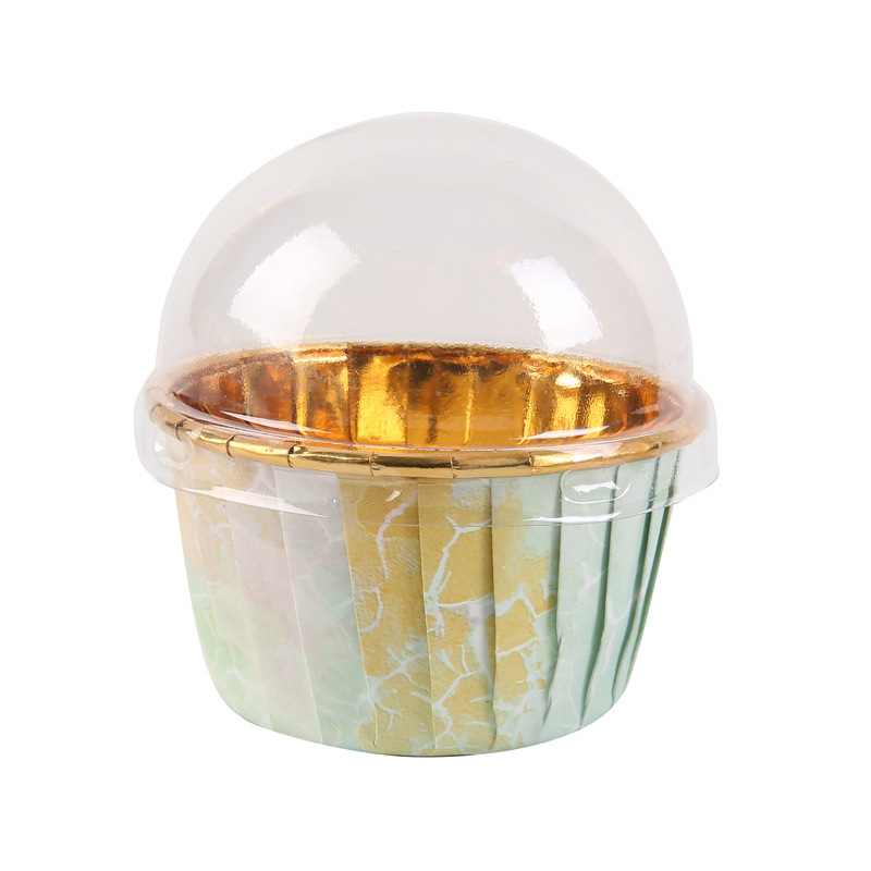 单面金大理石纹蛋糕纸杯耐高温蛋糕专用马芬杯一次性蛋糕纸托详情14