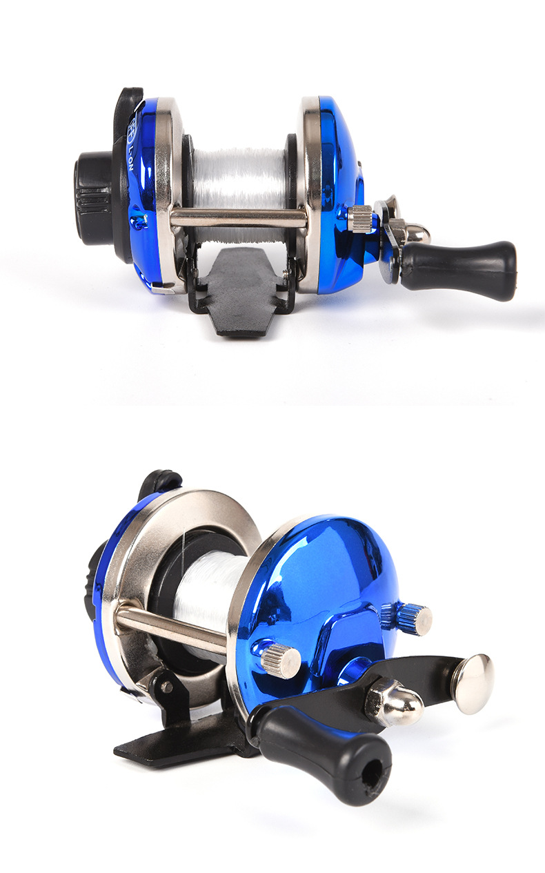27842 LEO [Small Drum Wheel (Red/Blue)] Wholesale of rock fishing, ice winter fishing, lateral steamboat fishing, and fishing line wheels pic 5