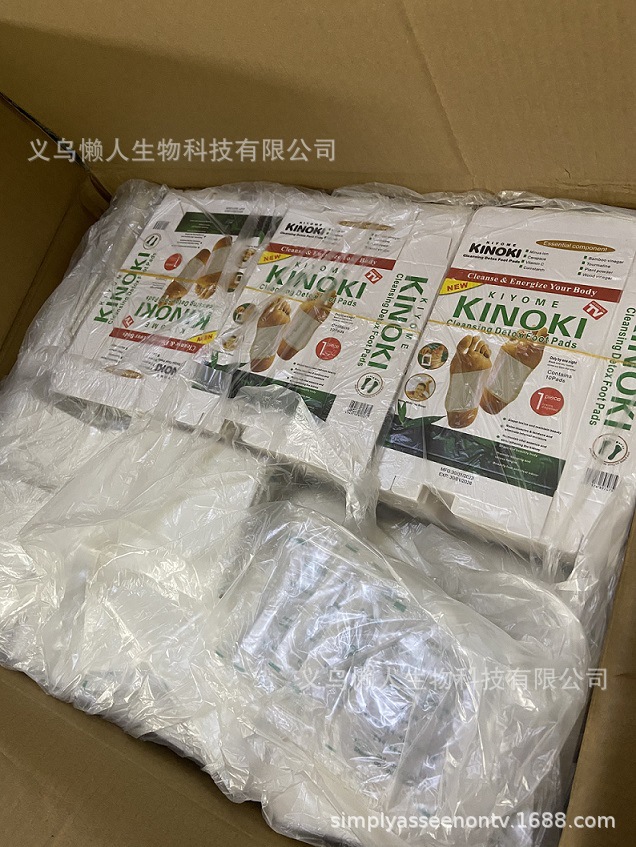 Amazon foreign trade single piece Russian version foot patch, white foot patch with bamboo vinegar on the sole, pressure patch, foot patch with adhesive tape included pic 20
