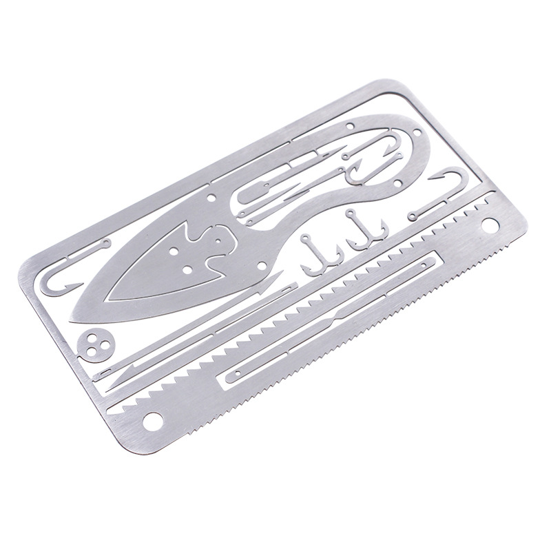 Cross-border new in-stock fishhook cards, multi-functional fishhooks, fishhook model plates, etched fishhooks can be processed according to samples pic 11