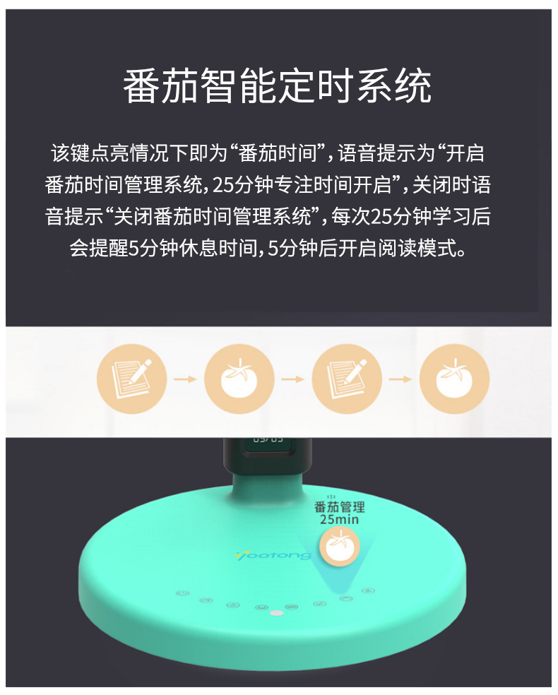 Customized blue light-free smart eye-protecting lamps for student dormitories, study rooms, bedrooms, and reading desk lamps from desk lamp gift manufacturers pic 8