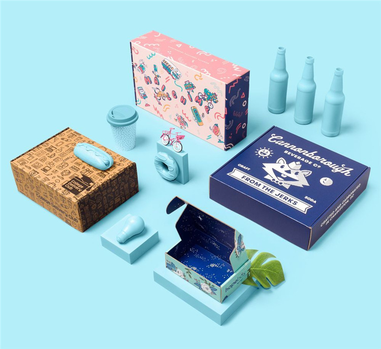 The manufacturer prints high-end 6-bottle wine boxes, mini wine boxes, beer boxes, foldable portable corrugated paper boxes pic 39