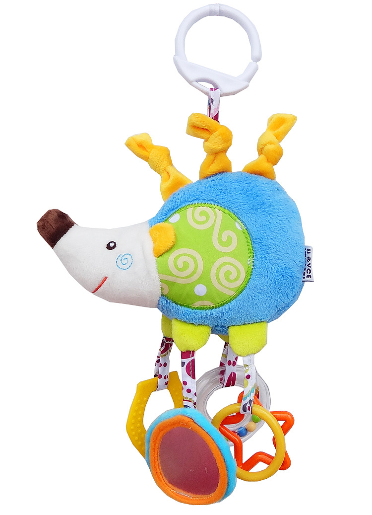 JJOVCE Baby Intelligence Soothing Doll, multi-functional animal bed bell, bed hanger, stroller hanger, baby cloth toy doll pic 27