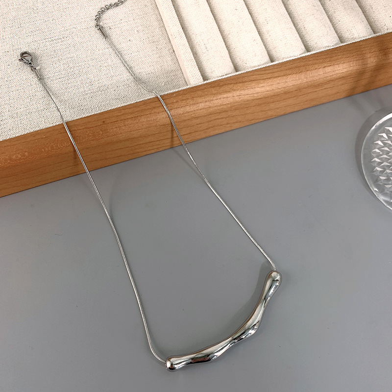 不掉色钛钢项链男潮小众设计高级感男士锁骨链个性街拍学生颈链潮详情32