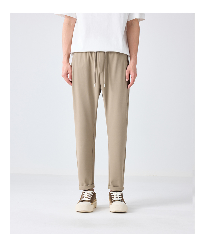 墨麦客华夫格肌理休闲裤男2023夏季新款松紧腰凉感男士裤子90656详情23