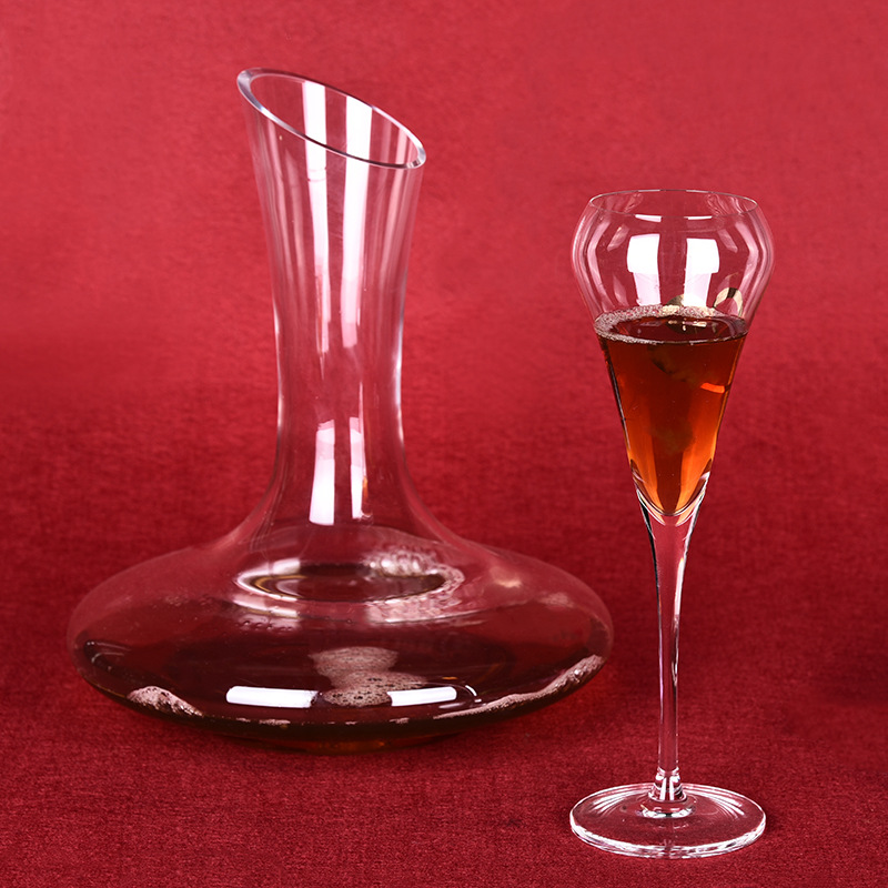 Crystal glass decanter, hand-handled wine pot, household restaurant quick handle decanter, wine pouring pot, household decanter, hotel decanter, glass decanter, decanter, wine pouring pot pic 4