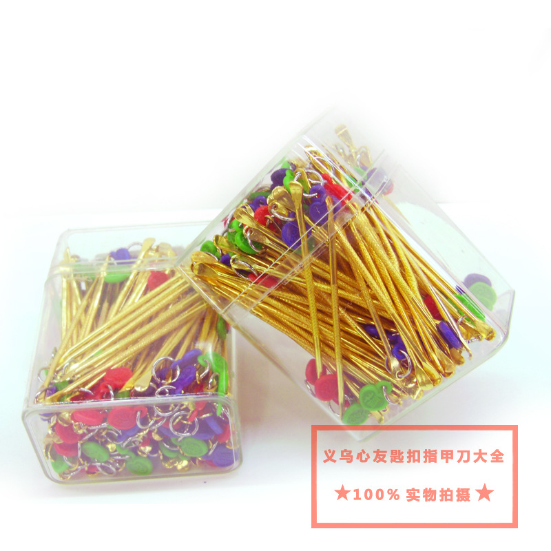 Heart-shaped pendant ear spoon bottle, golden dig/ear rake, Xinmeida one-yuan Department store direct sales at factory price pic 4