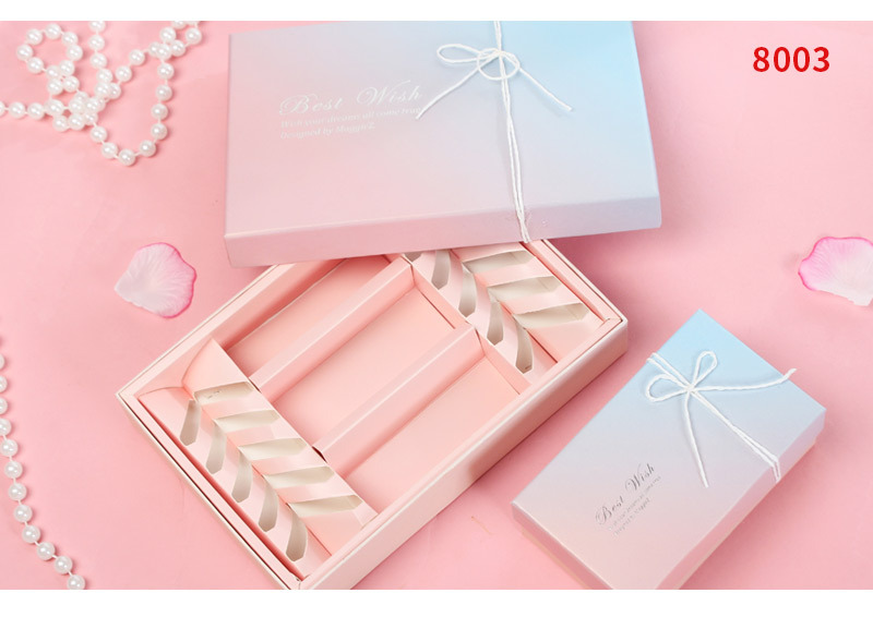 Blog Company gradient Gift box in stock, rectangular top and bottom cover gift packaging box, creative gift box, souvenir gift box pic 21