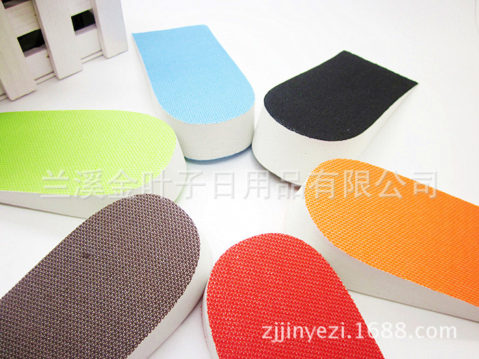Factory direct sales and wholesale of EVA foam invisible inner height-increasing insoles, 2.5CM height height-increasing heel pads pic 1