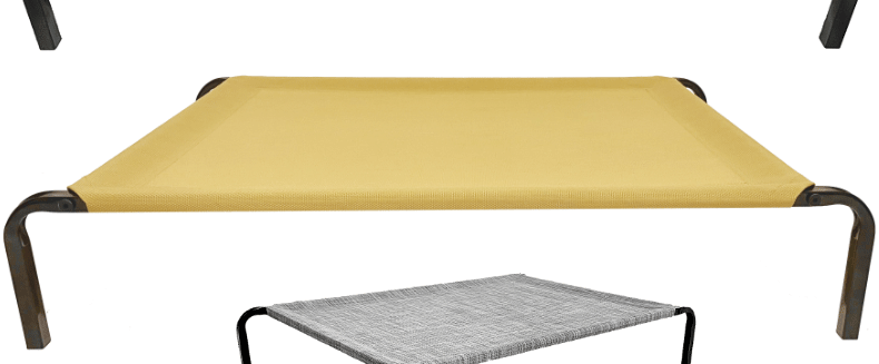 Pet camp bed, dog cool bed, iron frame mesh suspended bed, moisture-proof, breathable and sturdy bed pic 13