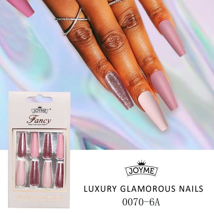 30 pieces of artificial nails, finished nail pieces, extended ballet nails, almond nail patches, wearable nails, cross-border European and American stock pic 19