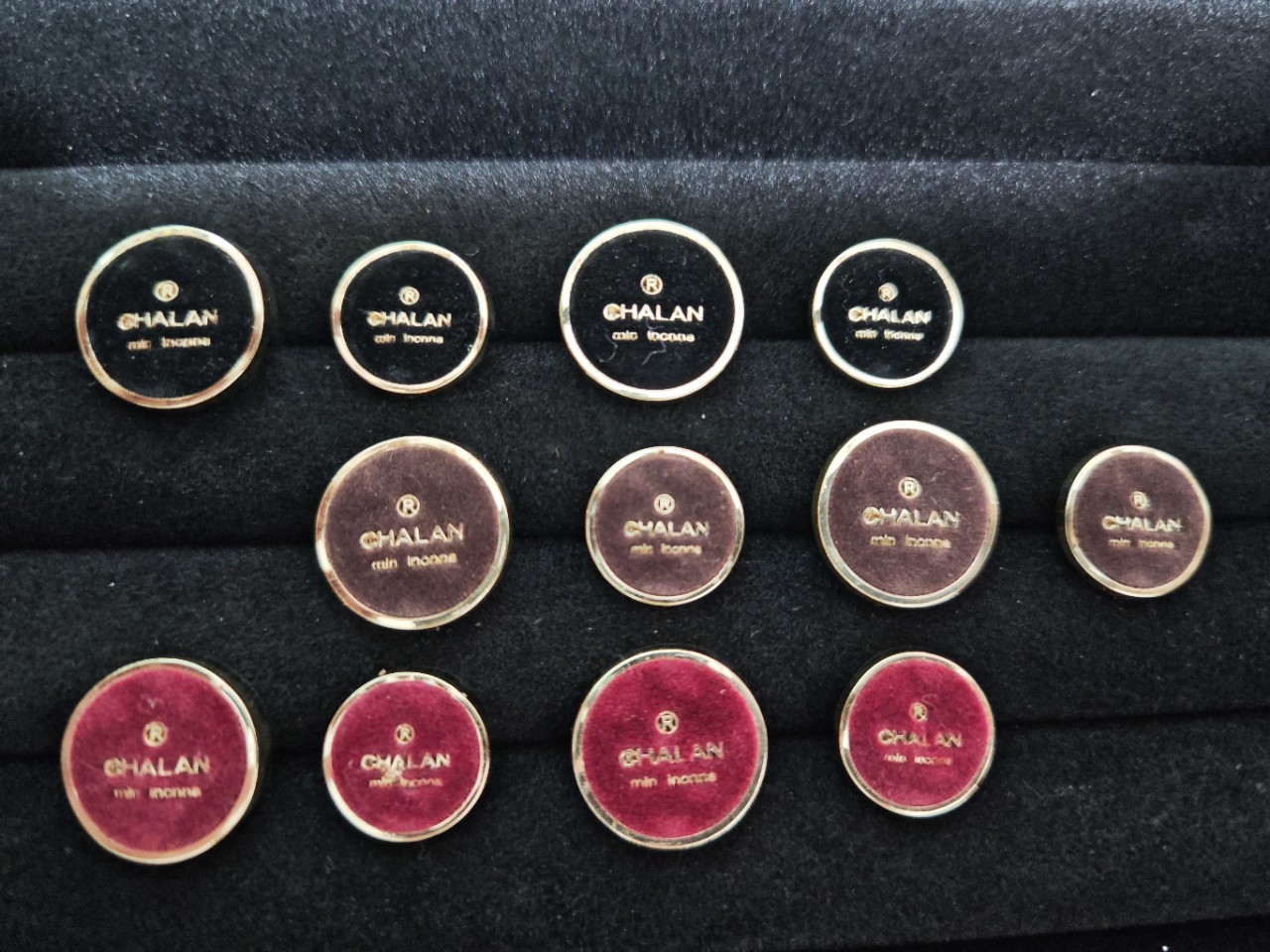 DEL-9700# flocked double-button Angora red chanel-style British style top and coat, hand-sewn for fashion pic 1