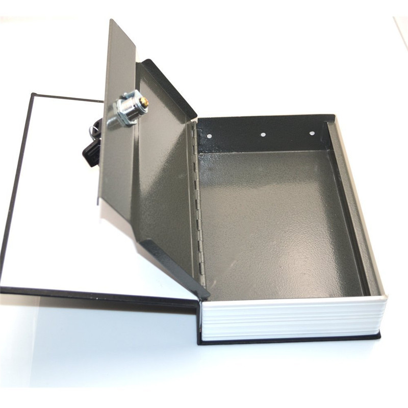 Simulated book safe with key password, metal dictionary-shaped piggy bank, creative book piggy bank pic 13
