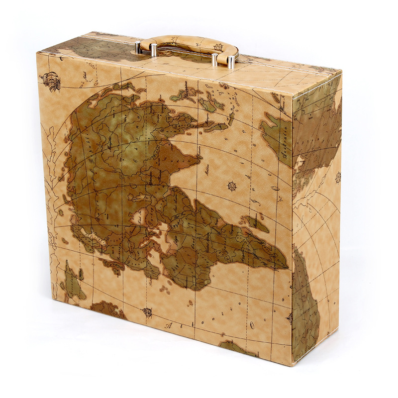 Zhuocheng four-bottle red wine box, Diamond box, red wine gift box, double red wine box, wine box packaging pic 9