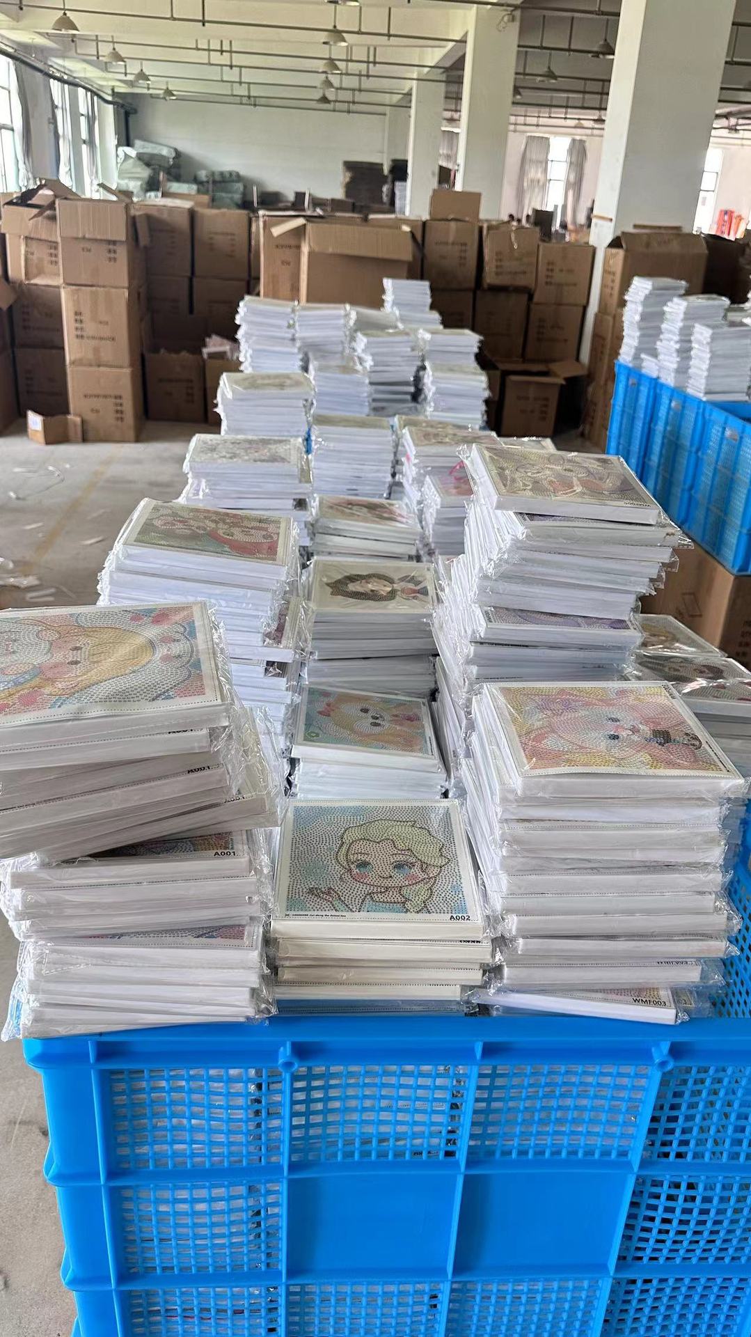 儿童钻石画diy手工带框材料包三丽鸥卡通钻石贴画礼物批发砖石画详情9