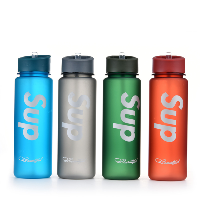 M5-1601 700ML Adult plastic outdoor sports water cup, Portable cup, Hidden Straw Cup, Gift cup pic 5