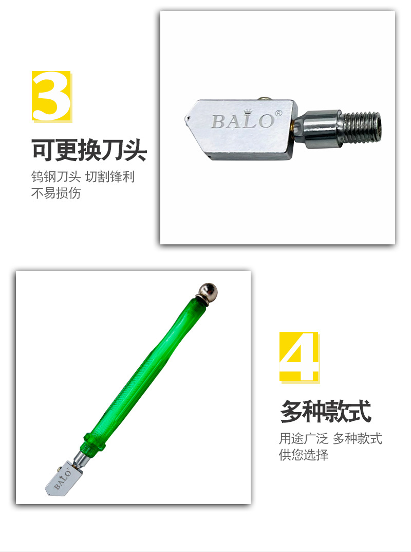 Glass knife for cutting glass tiles, floor marking, multi-functional manual oiling roller, glass knife, a magic tool for transforming glass pic 4