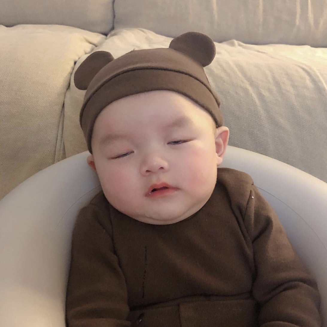 Versión coreana super moe baby hat 100 días para hombres y mujeres bebé lindo gorro de orejas grandes pic 4
