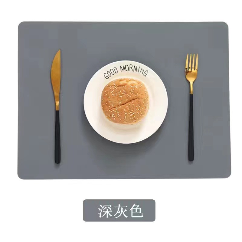 现货ins食品级硅胶餐垫学生防油防水餐桌垫儿童防烫隔热垫西餐垫详情9