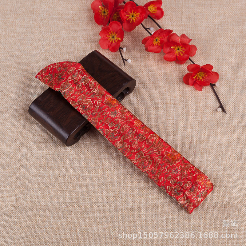 精品女扇扇套精美图腾扇袋古典扇子配饰厂家直销 礼品扇袋批发详情5