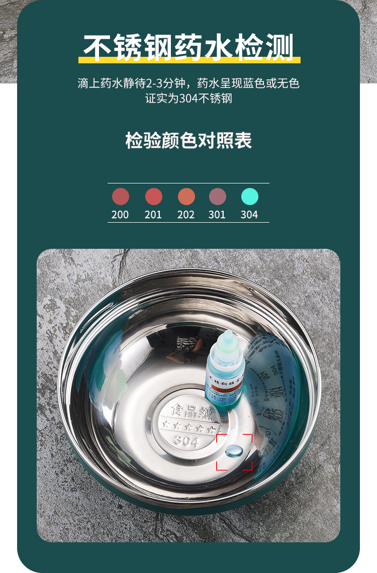 Large-capacity 304 stainless steel bowl, student Nordic colorful bowl, double-layer heat-insulating soup bowl, household cafeteria rice bowl and soup basin pic 8