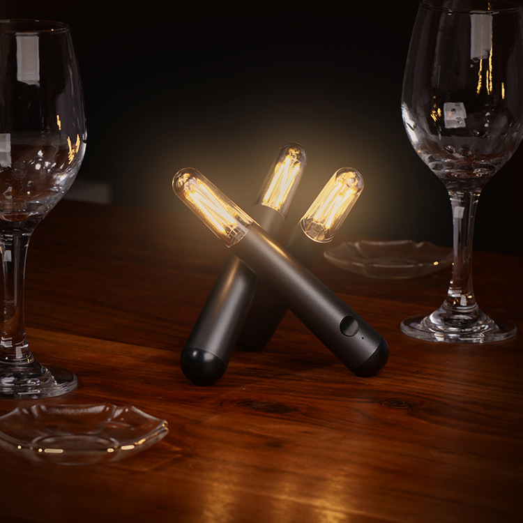 迷你小夜灯桌面氛围灯床头家用吧台灯 便携露营灯小台灯USB充电灯详情9