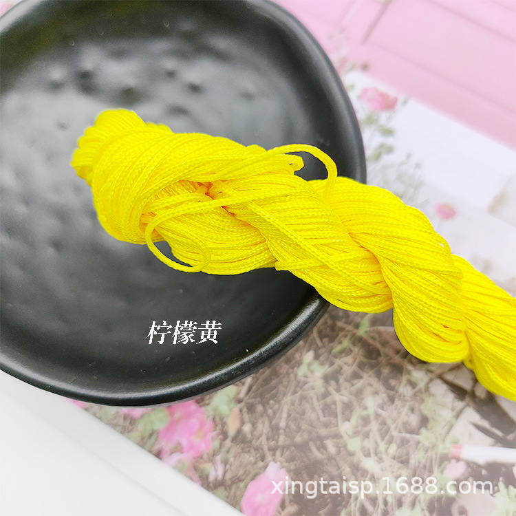 diy jewelry thread AB, Taiwan jade thread, colorful jewelry, nylon thread, jade bracelet, braided rope, 1mm jade thread wholesale pic 42