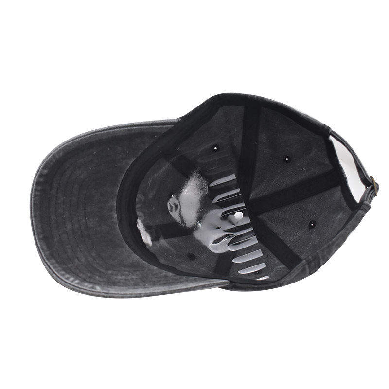 跨境纯棉水洗做旧可爱小松鼠绣花棒球帽男女户外四季款鸭舌帽详情14