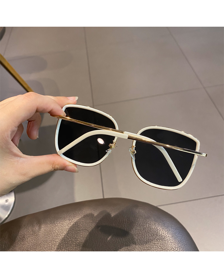 2024年新款韩版bi大框太阳镜女小红色ins风墨镜防紫外线眼镜8033详情3