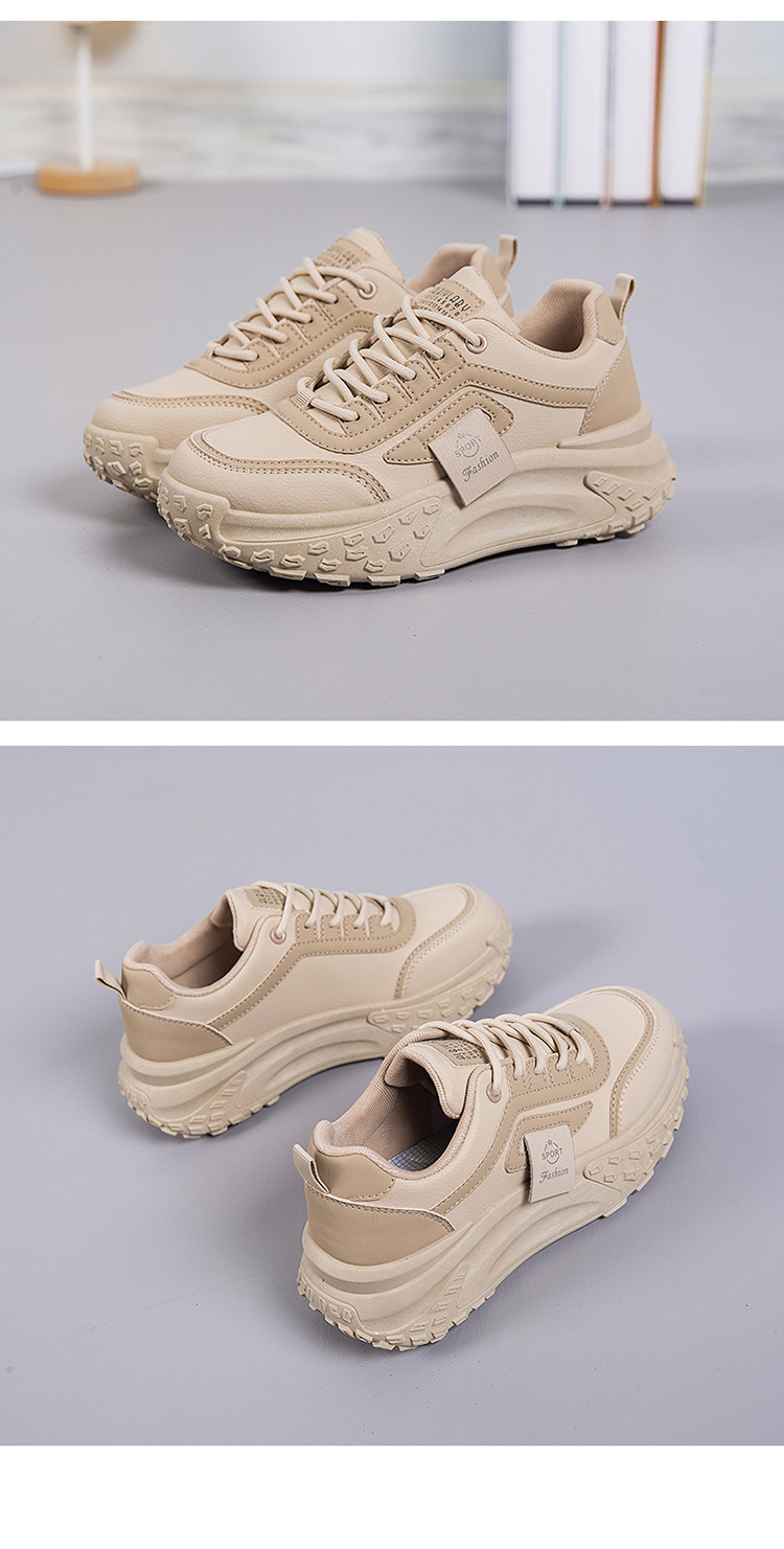 爆款老爹鞋女春秋季百搭厚底2024新款网红休闲运动女鞋学生跑步鞋详情17