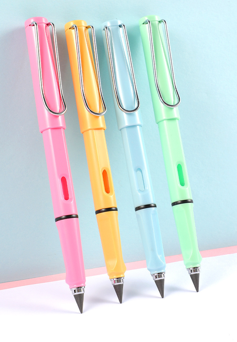 小学生免削永恒铅笔无墨可擦写字铅笔素描绘画hb写不完的铅笔批发详情2