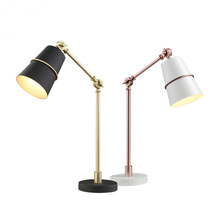 American-style creative ceramic gourd table lamp, bedside lamp, retro living room and study decorative lamp, simple American-style lighting fixtures, European style pic 43