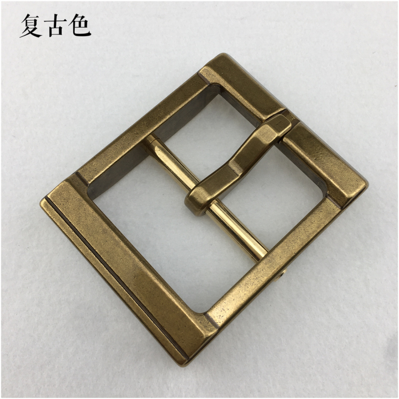 4.0 Inner diameter pure copper V-shaped buckle, thick and durable. Pure copper belt buckle, hand-carved and polished, personalized belt buckle pic 10
