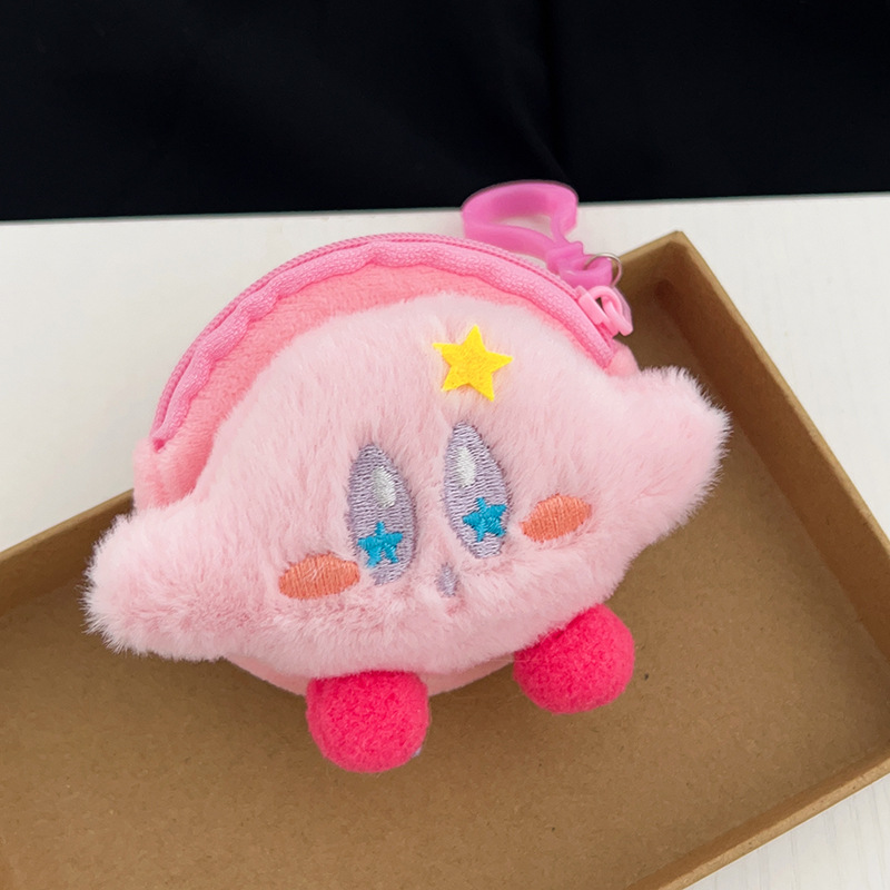 新款可爱毛绒迷你零钱包少女装饰挂件创意卡通耳机收纳包挂饰批发详情6