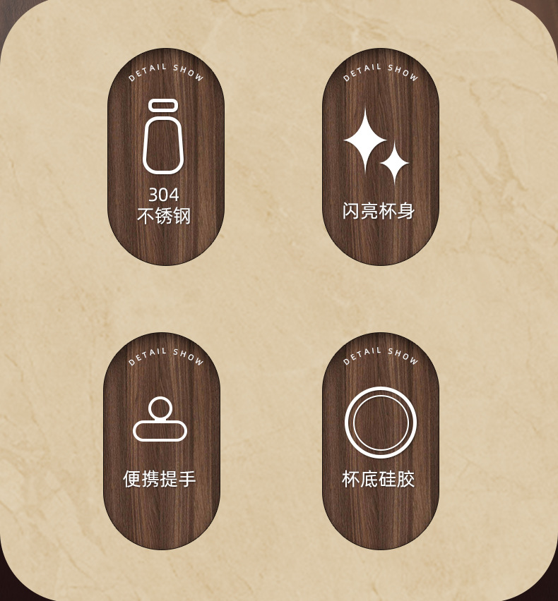 时尚迷你便携式水杯小胖丁时尚保温杯新款杯子礼品杯保温杯详情2