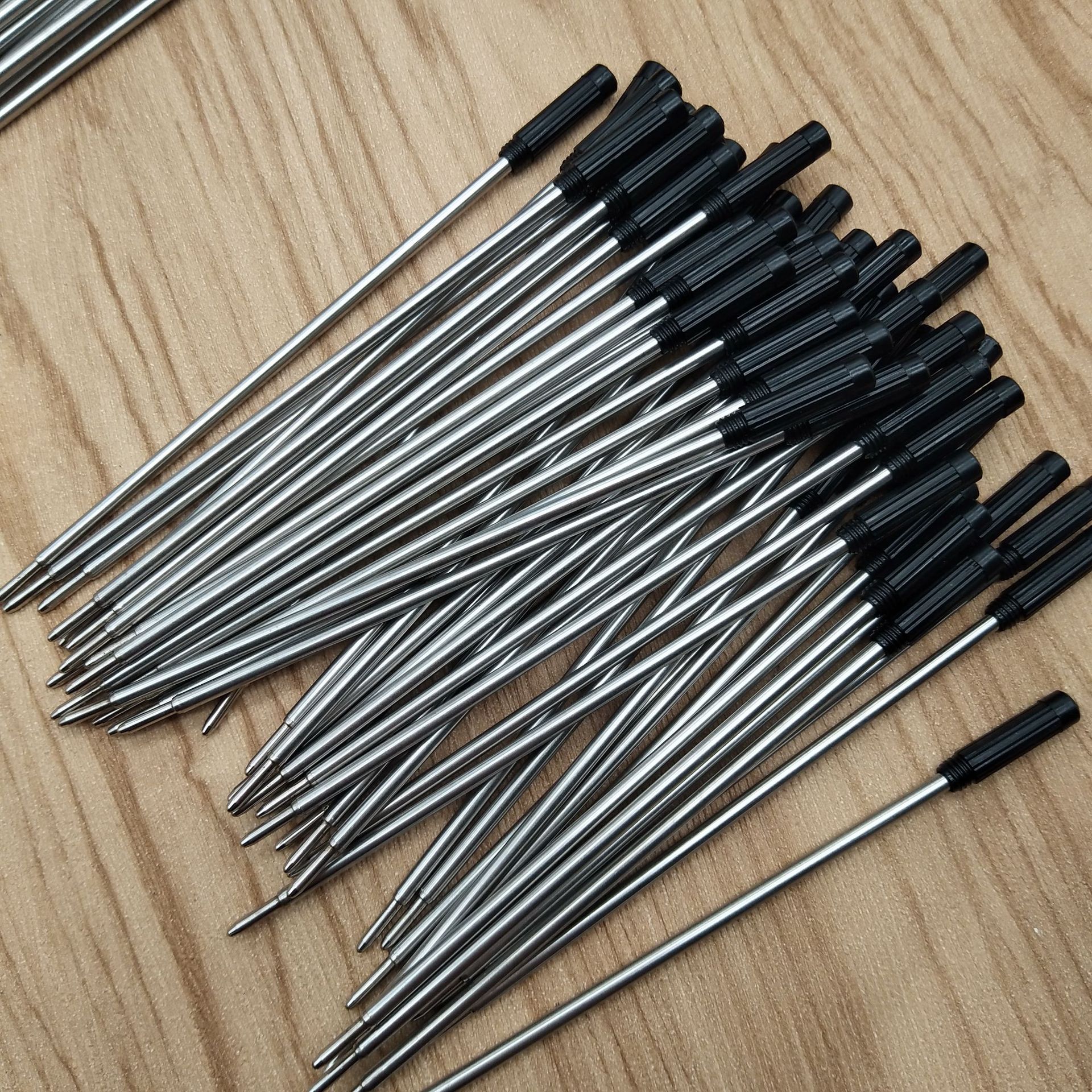 Metal ballpoint pen refit, replacement refit, in stock, available in blue and black, 115CM small high dollar refit pic 1