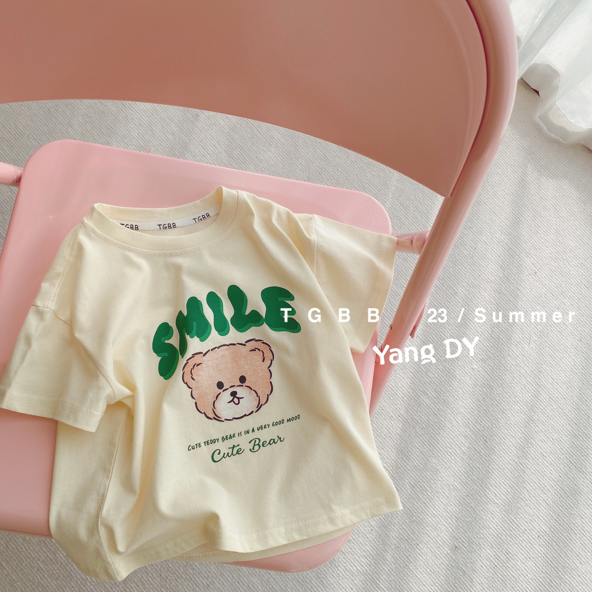 童装t恤短袖儿童半袖女童韩版宝宝上衣洋气潮2023新款男童春装详情10