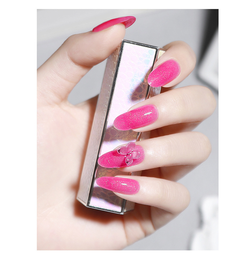 Ultra-thin, seamless nail pads for nail art, transparent full and half stickers, extended false nail patches, specially designed for nail salons pic 7