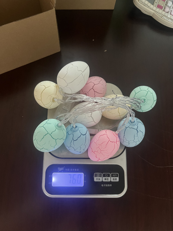 2023 New Easter decorative lights: led Easter egg string, hollowed-out egg, cracked egg, carrot, rabbit, and colorful lights pic 1